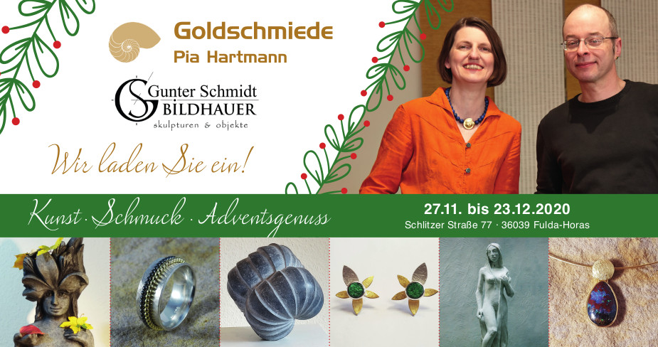 Einladung zu Kunst Schmuck Adventsgenuss 2020